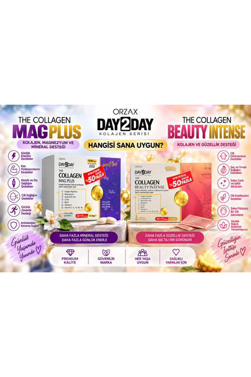 Mag Plus & Beauty Intense 2’li Kolajen Destek Paketi