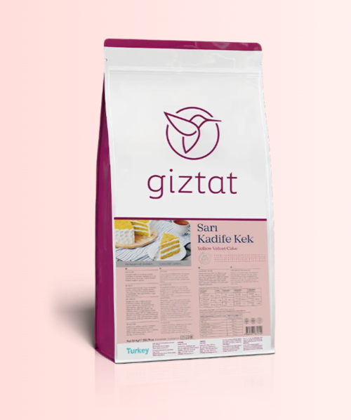 Kadife Kek Sarı Velvet 10 KG