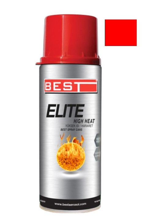 Elite Kırmızı 600 C Isıya Dayanıklı Sprey Boya 400 ml