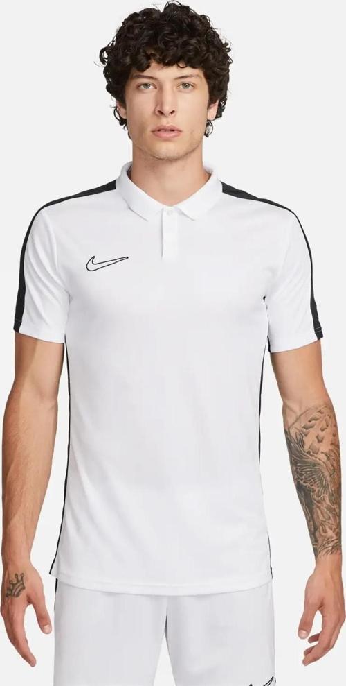 M Dri-FIT Academy23 Polo SS DR1346-100 Beyaz Erkek Polo Yaka Tişört