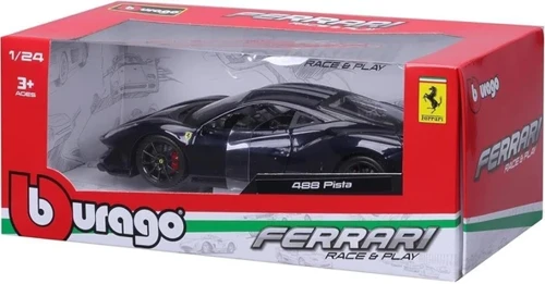 Burago Ferrari 488 Pista Mavi 1/24 Model Araba