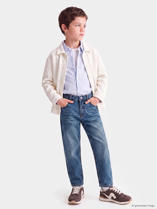 LCW Kids İndigo Regular Fit Erkek Çocuk Jean Pantolon