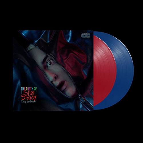 Eminem The Death of Slim Shady Plak (Coup de Grace) (Red and Blue Vinyl)