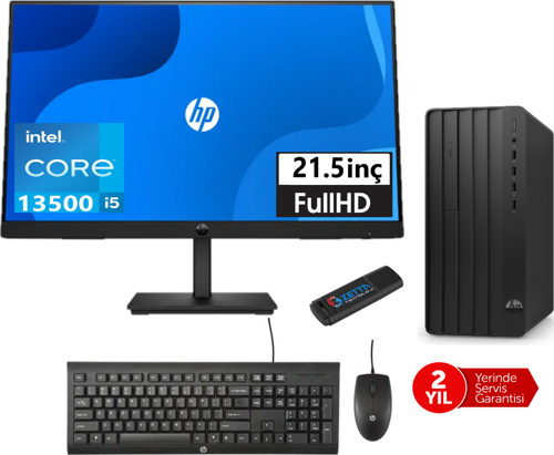 290 Pro G9 Intel Core I5 13500 32GB 512GB SSD Intel® UHD Graphics WINDOWS11PRO Masaüstübilgisayar Hp 21.5 Fhd Mon HP8T2W9ESWM34 + Weblegelsin USB Bellek