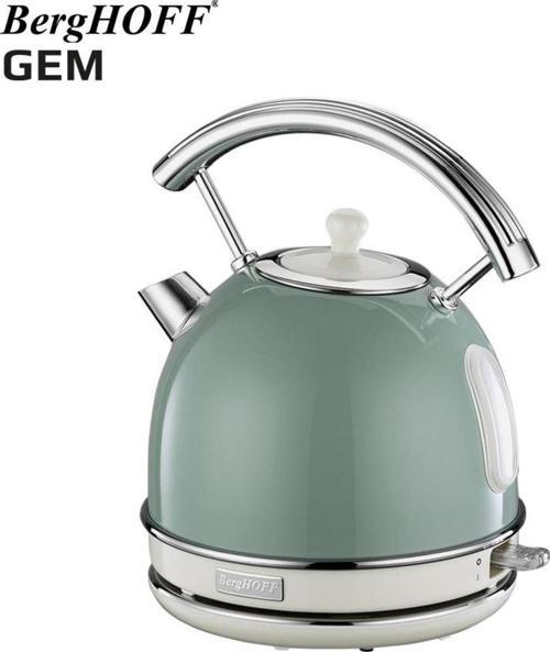 Gem Retro 1.7 Litre Mint Yeşil Yuvarlak Su Isıtıcısı