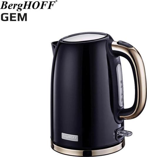 Gem Tıtan 1.7 Litre Siyah Gold Su Isıtıcısı