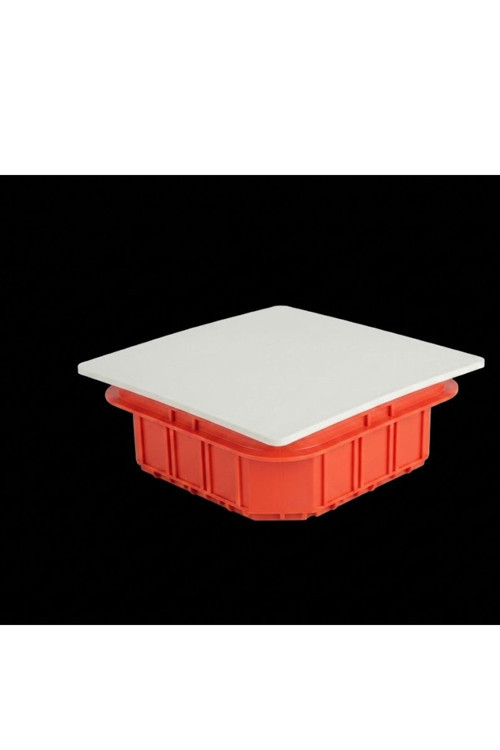12X12 Cm Lüks Kare Elektrik Buatı - Geçmeli Kapaklı Bağlantı Kutusu