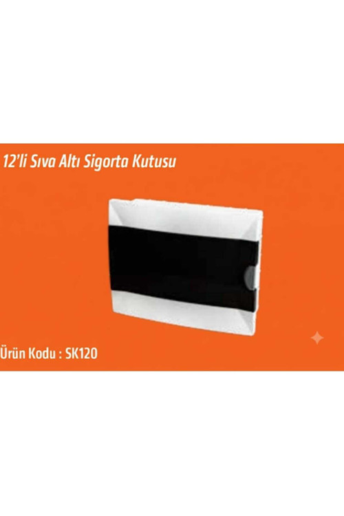 12'Li Sıva Altı W Otomat Sgorta Şalter Kutusu
