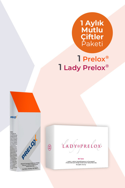 ® 60 Tablet Ve Prelox ® 60 Tablet - Sağlıklı Cinsel Hayat - Doğal Destek - Aile Paketi