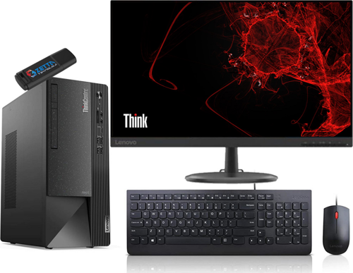 Thinkcentre Neo 50T Gen4 Intel Core I7 13700 32GB 512GB SSD GTX1650-4GB Freedos 21.5" Masaüstü Bilgisayar 12JD0008TRGGMF04 + Zetta Flash Bellek
