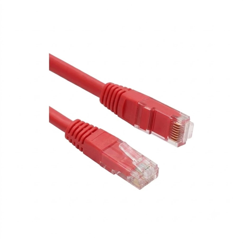 0.3m CAT6 Utp LSZH Saf Bakır Kırmızı Patch Kablo (10'lu Paket)