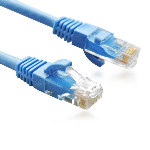 0.3m CAT6 Utp LSZH Saf Bakır Mavi Patch Kablo (10'lu Paket)