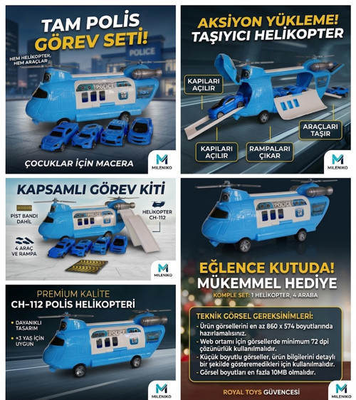 POLİS HELİKOPTERİ SETİ