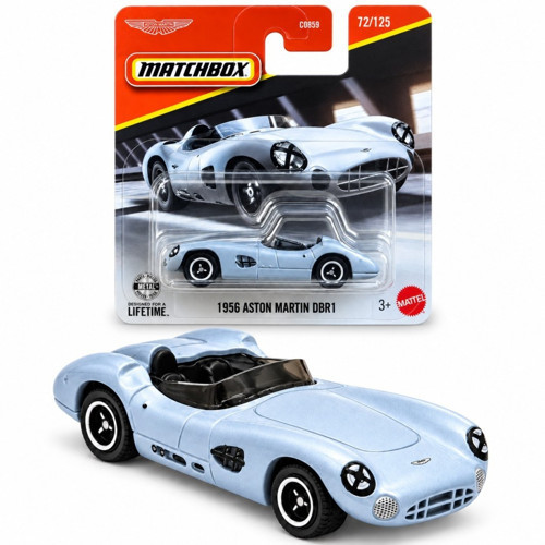 1956 Aston Martin DBR1 – Açık Mavi/Gümüş – 1:64 – JHP16