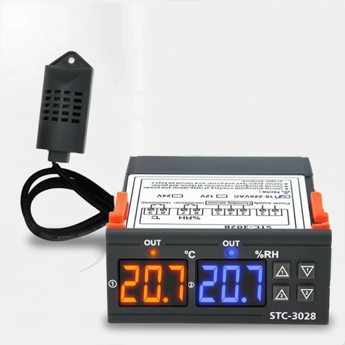 Stc-3028 Dijital Sıcaklık Nem Ölçer 110-220V 10A Termostat