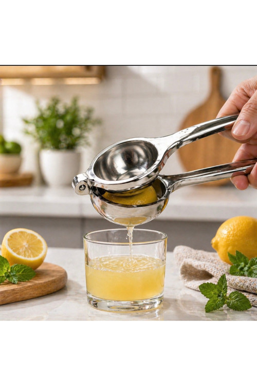 Paslanmaz Çelik Kaplama Limon ve Narenciye Sıkacağı