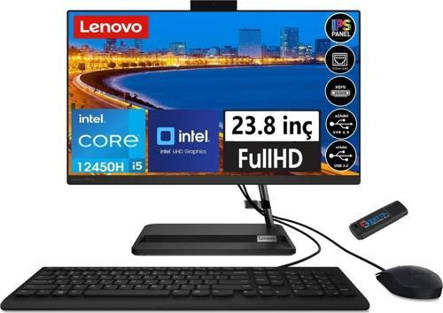 IdeaCentre AIO 3 24IAP7 İntel Core İ5 12450H 16gb RAM 1tb SSD 23.8 FHD IPS Windows11Pro FF0GH00TJTX27