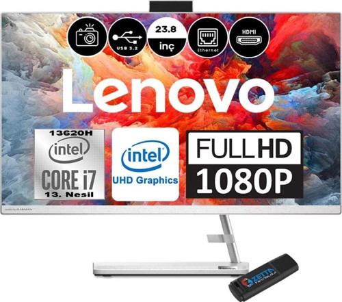 Ideacentre Aıo 3 24IAP7™ I7-13620H 32GB 512GB SSD UHD Graphics 23.8" Fhd IPS Windows 11 Home F0GH0105TRH04