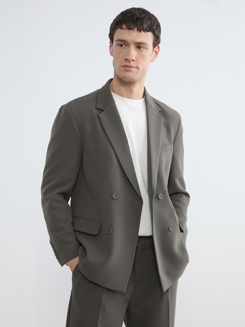 LCW Vision Haki Standart Kalıp Erkek Blazer Ceket