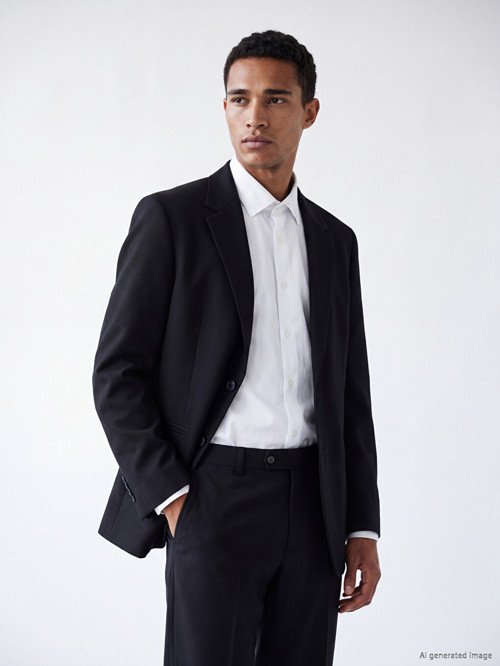 LCW Vision Siyah Regular Fit Erkek Blazer Ceket
