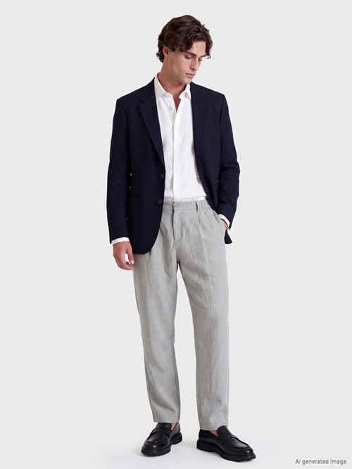 LCW Vision Lacivert Regular Fit Erkek Blazer Ceket