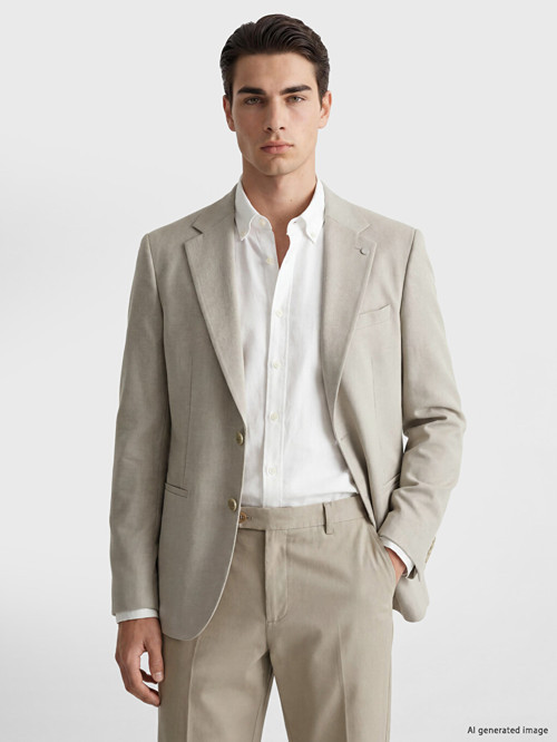 LCW BUSINESS Bej Slim Fit Erkek Blazer Ceket