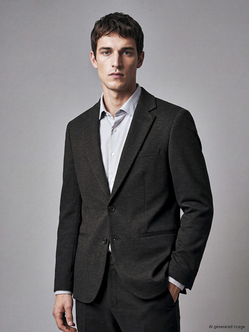 LCW BUSINESS Siyah Slim Fit Erkek Blazer Ceket