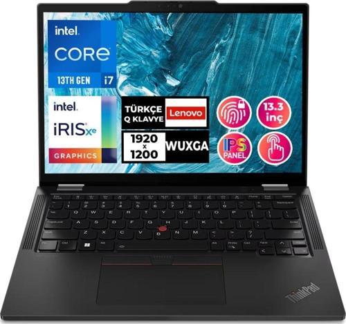 Thinkpad X13 Yoga G4 i7-1355U 16GB 2TB SSD 13.3" Freedos Dokunmatik Notebook 21F3S2GKTX 002