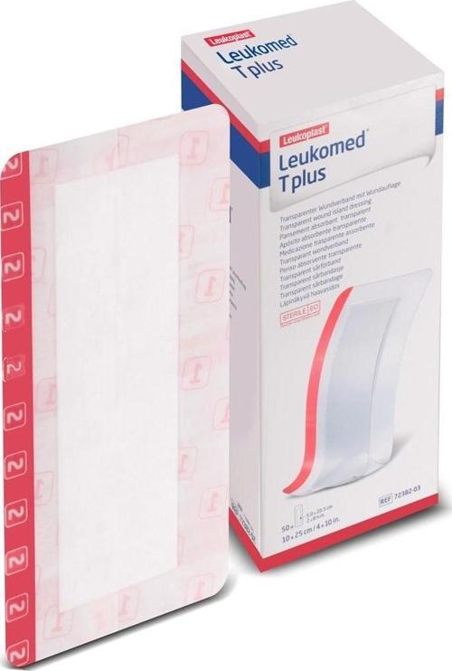 Leukomed T Plus Pedli Transparan Film Yara Örtüsü 10cm x 25cm 50'li