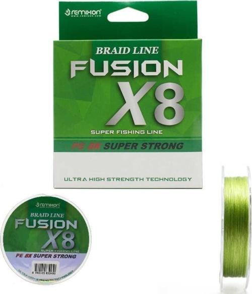 Fusion 8x 8 Kat 150m Örgü İp Misina Yeşil
