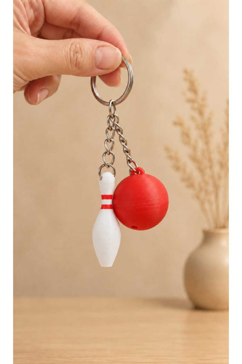 Bowling Topu Ve Labut Anahtarlık