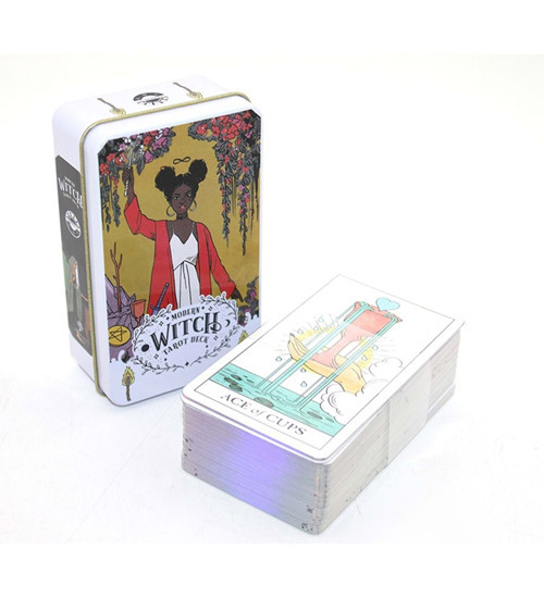 Modern Witch Metal Kutulu Tarot Kartı