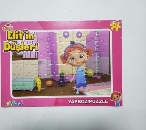 Trt Çocuk Elif'in Düşleri 48 Parça Yapboz (Puzzle)
