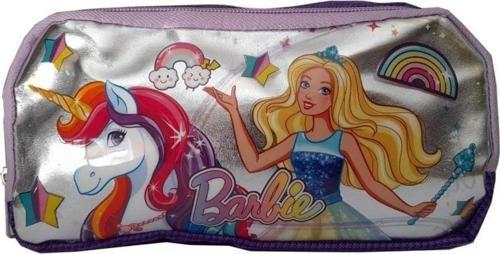 Lisanslı Barbie Kalemlik Çift Gözlü  Barbi Kız Kalem Çantası
