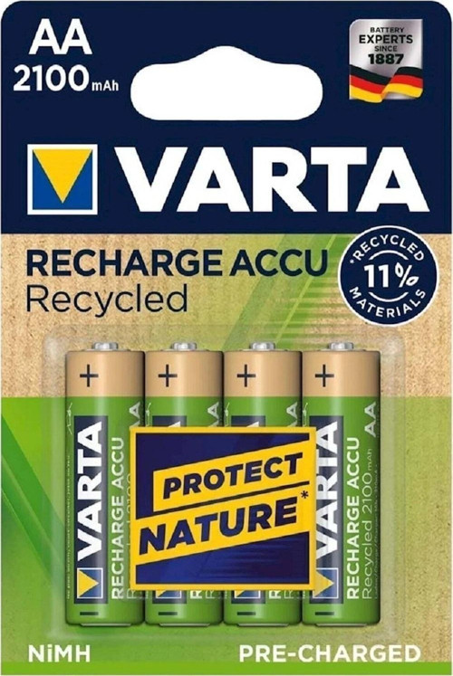 Yeni Ambalaj Şarj Edilebilir Pil Aa 2100 mah 4 Adet