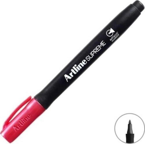 Supreme Metalik Pembe Marker Kalem