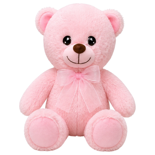 Ayıcık Peluş Oyuncak 25 cm Pembe 4558