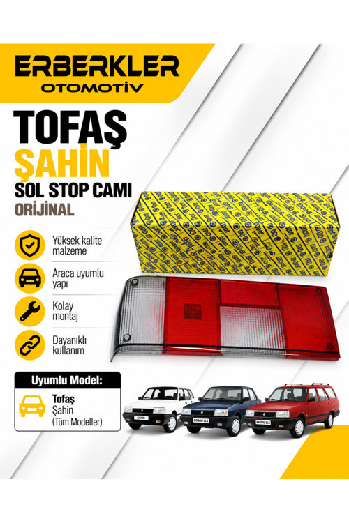 Tofaş Şahin Sol Stop Camı | Orijinal