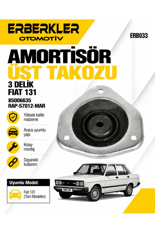 85006635 Amortısor Ust Takozu ( 3 Delık ) ( Fıat 131 ) Rap-57012-mar