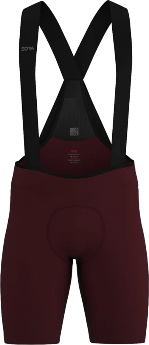Bordo Road Racer Askılı Bisiklet Taytı BORDO-S