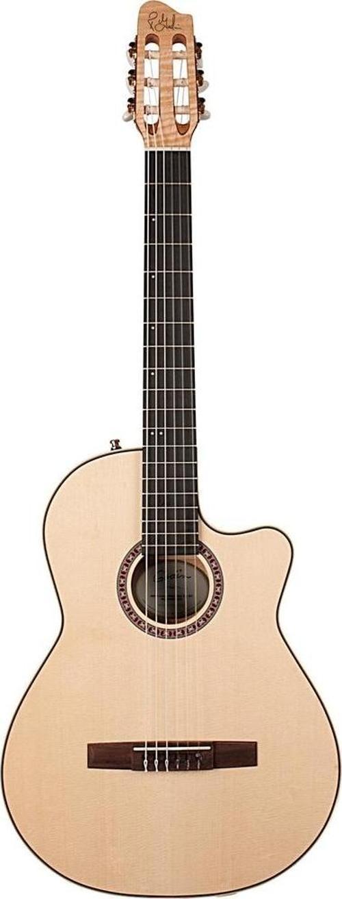Arena Flame Maple CW EQ Elektro Klasik Gitar (Natural)