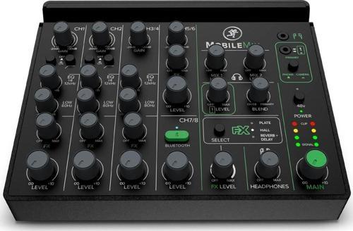 Mobilemix 8 Kanal Dahili Efektli ve Bluetooth Bağlantılı Pil ile Çalışabilen Mikser