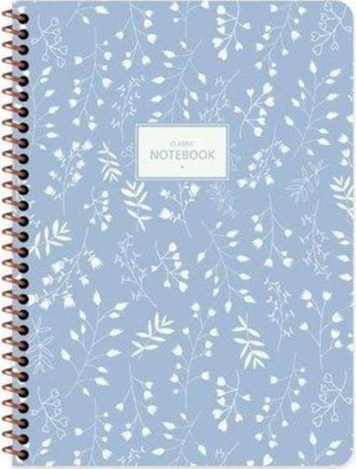Keskin 165225 80 Yp.Kareli Karton Kp.Spr.Pastel Flora Defter