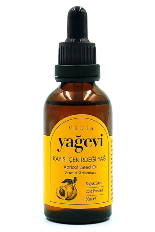 Soğuk Sıkım Kayısı Çekirdeği Yağ (%100 Saf) 50 Ml