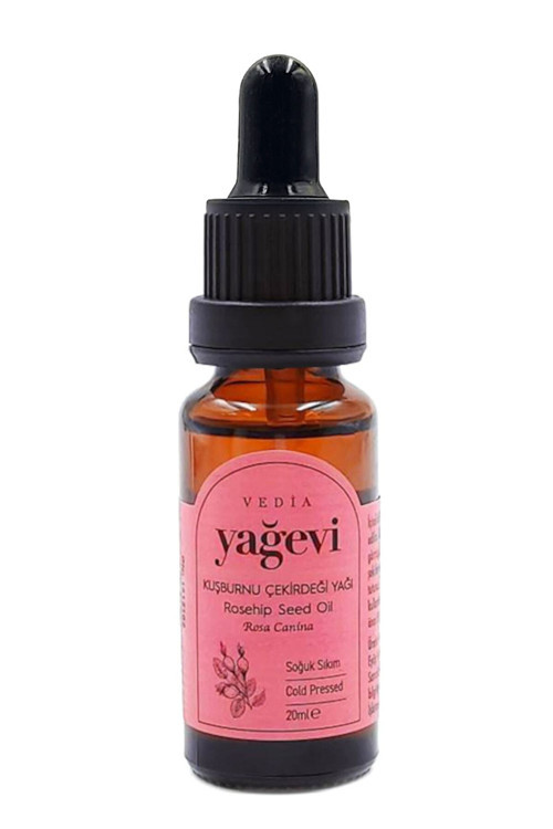 Kuşburnu Çekirdeği Yağı 20 Ml - Saf Soğuk Sıkım Kuşburnu Çekirdeği Yağı