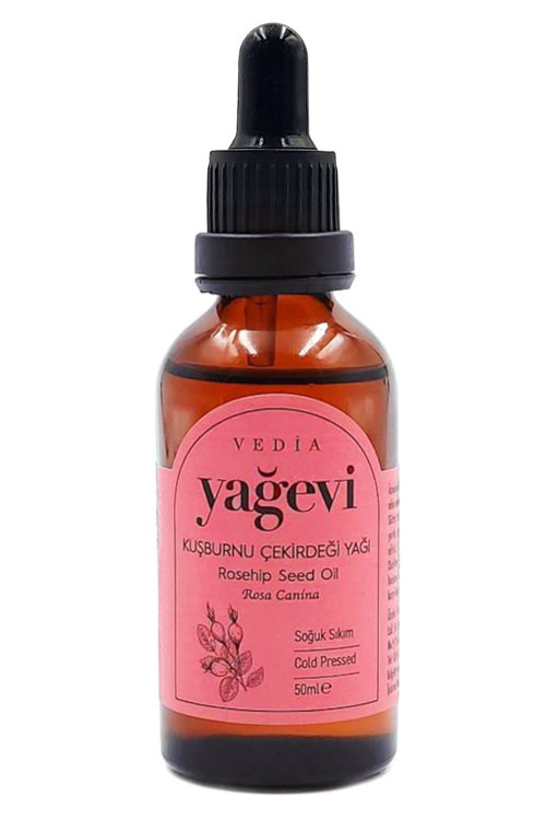 Kuşburnu Çekirdeği Yağı 50 Ml - Saf Soğuk Sıkım Kuşburnu Çekirdeği Yağı