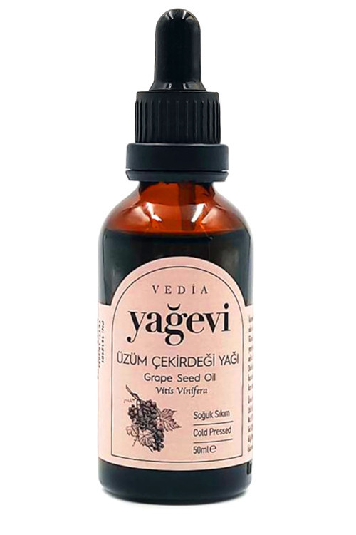 Üzüm Çekirdeği Yağı 50 Ml - Saf Soğuk Sıkım Üzüm Çekirdeği Yağı