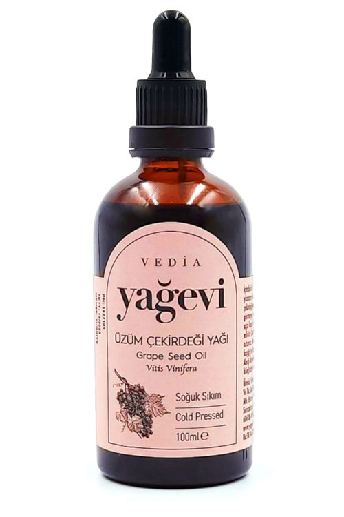 Üzüm Çekirdeği Yağı 100 Ml - Saf Soğuk Sıkım Üzüm Çekirdeği Yağı