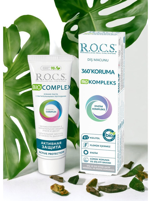 Bio Kompleks Koruyucu Diş Macunu 94 gr SLS İçermez Doğal Aktif Bileşenler ile