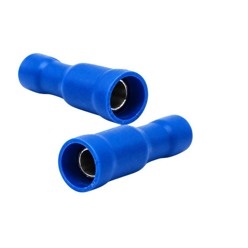 PM-39054 1,5-2,5MM2 Kesit 24X7x5mm Soket Mavi İzoleli Kablo Pabucu (100'Lü Paket)